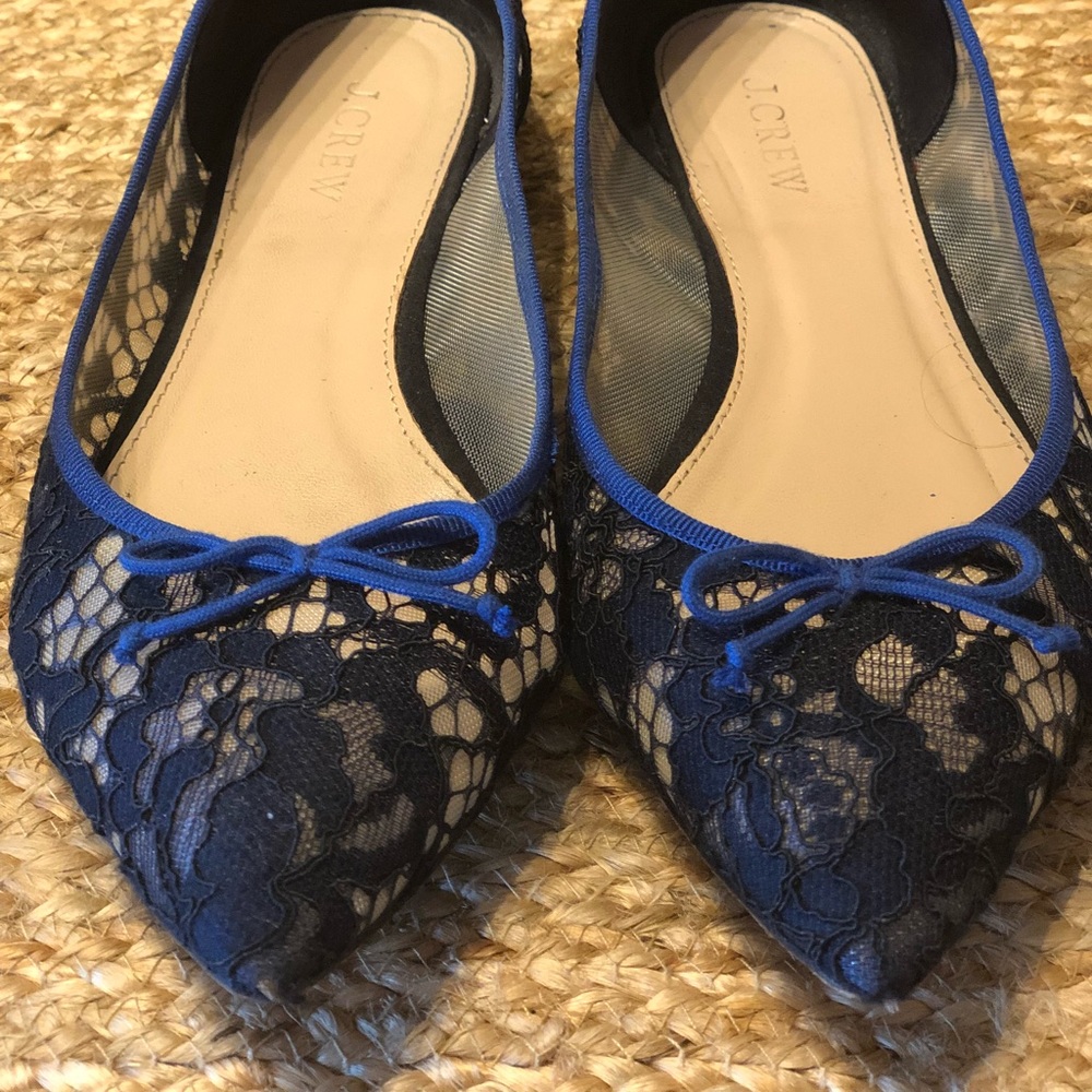 J. Crew Lace Flats
